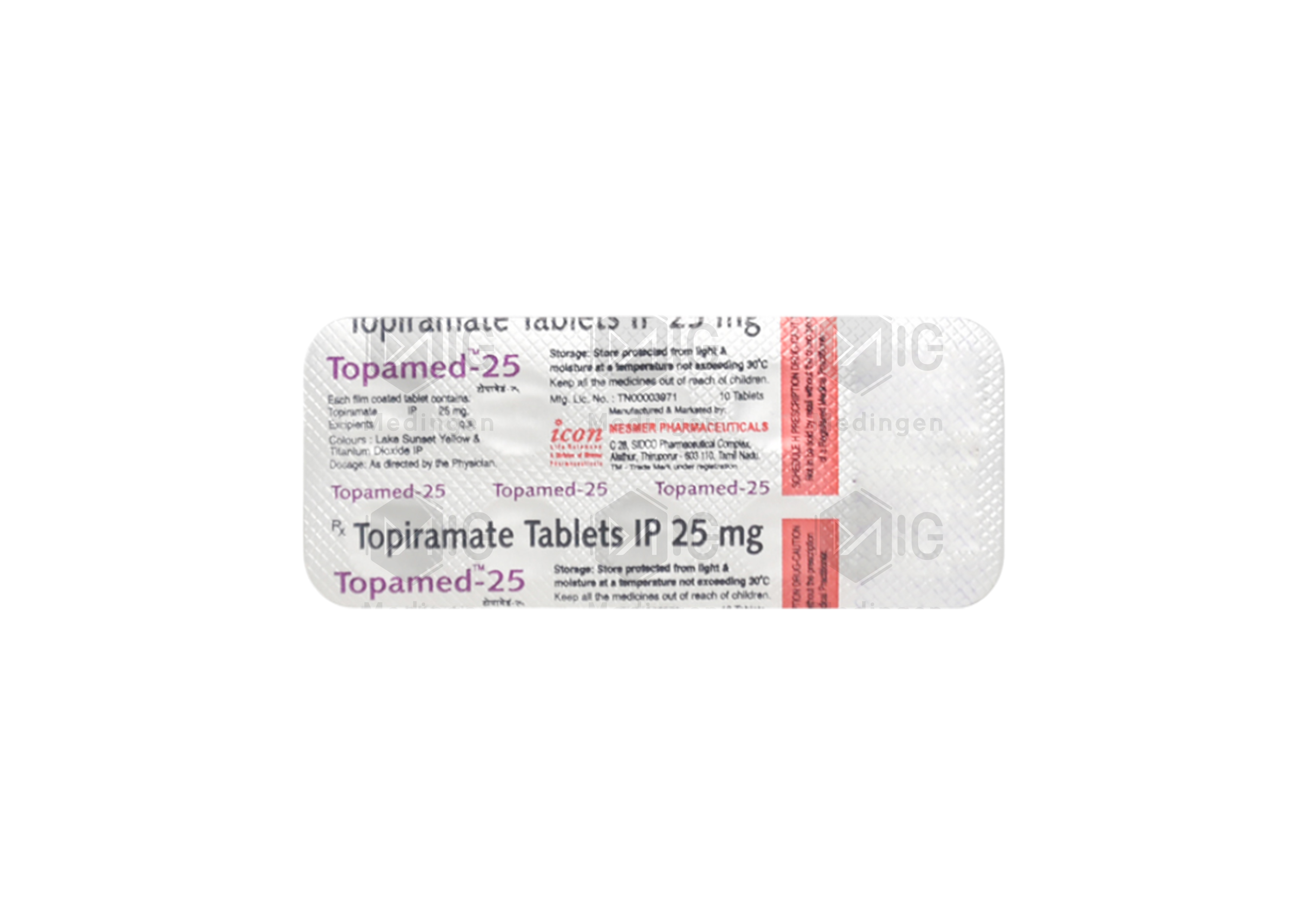 TOPAMED 25MG